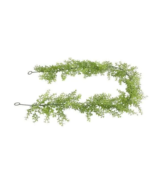 72" Spring Green Heather Garland by Bloom Room