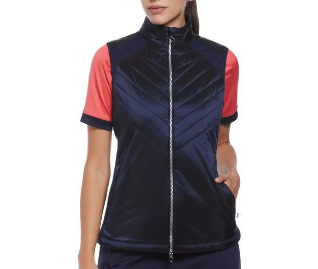 Womens Chevron Quilted Vest