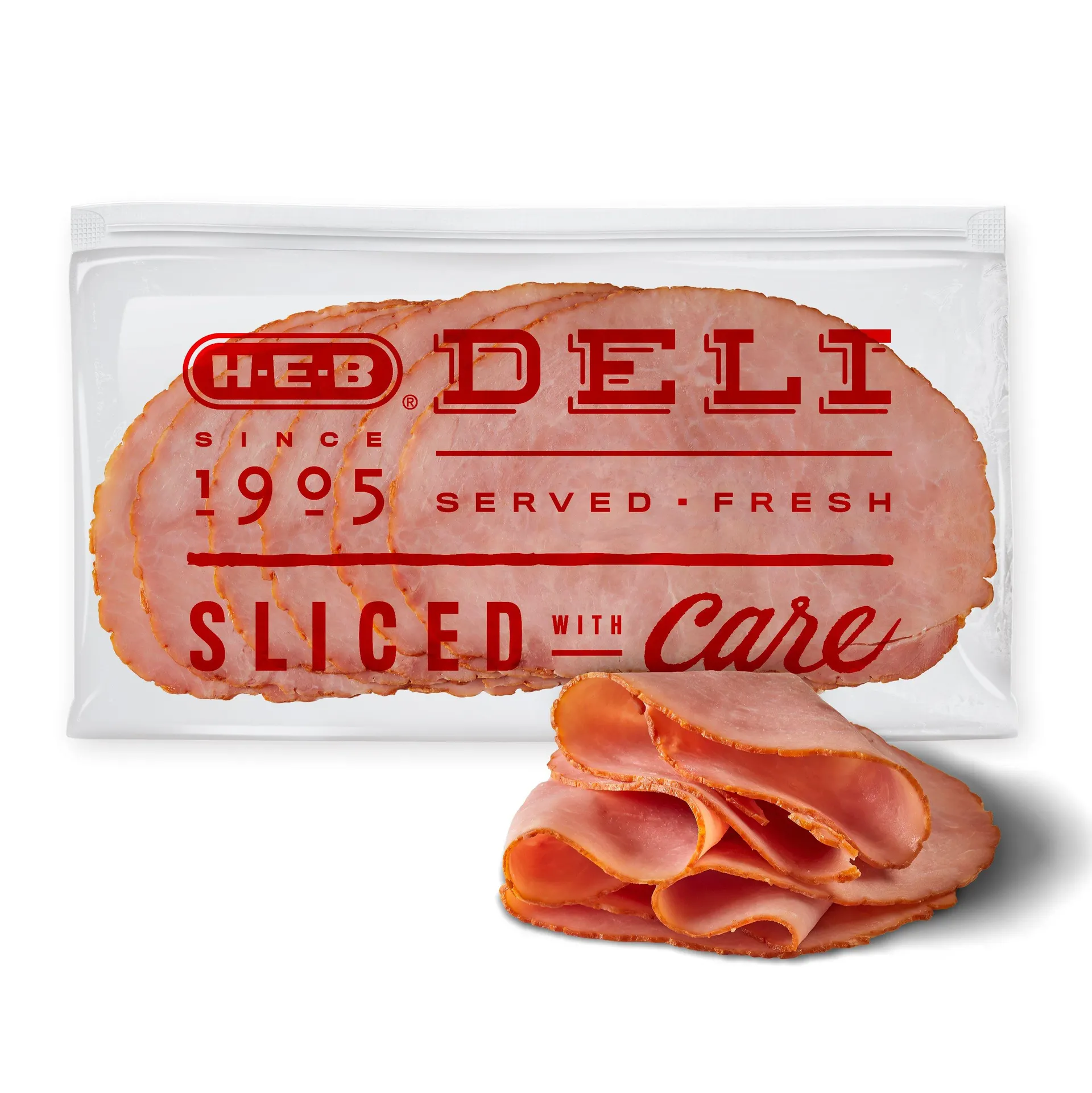 H‑E‑B Deli Honey Maple Uncured Ham, Sandwich Sliced