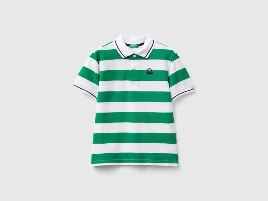 Polo de manga corta de rayas