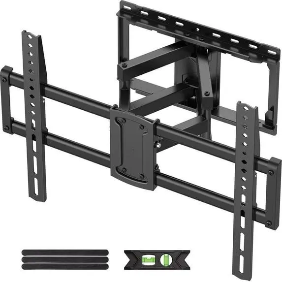 USX MOUNT Full Motion TV Wall Mount for 47-90 inch TVs Swivels Tilts Extension Rotation Holds up to 132lbs Max VESA 600x400mm, Fit 16" Wood Stud