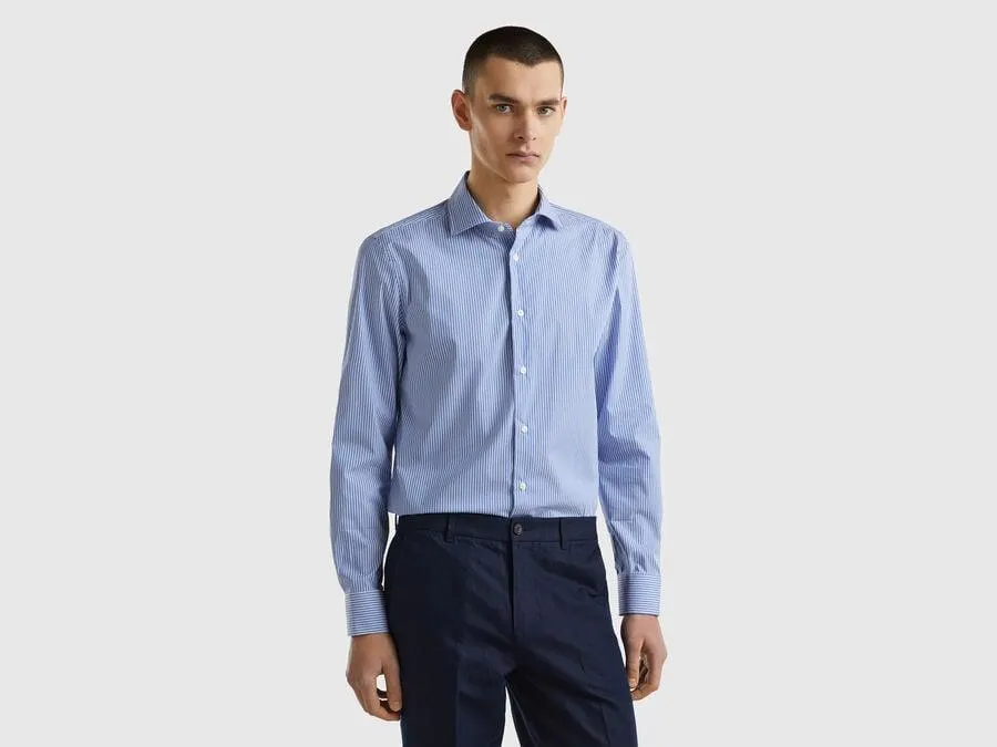 Camisa de rayas slim fit