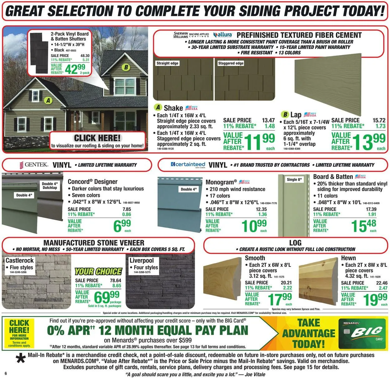 Catálogo de Menards Current weekly ad 29 de abril al 10 de mayo 2026 - Página 1
