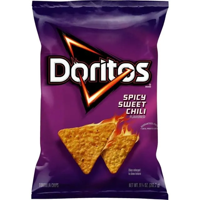 Doritos Tortilla Chips Spicy Sweet Chili Flavored Snack Chips, 9.25 Ounce Bag