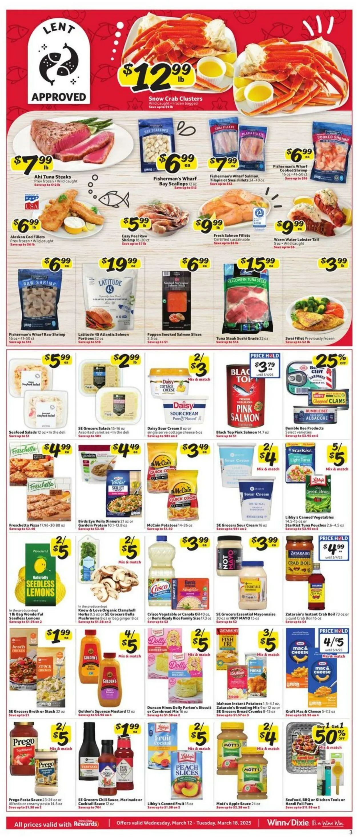 Catálogo de Winn Dixie Current weekly ad 12 de marzo al 18 de marzo 2025 - Página 3