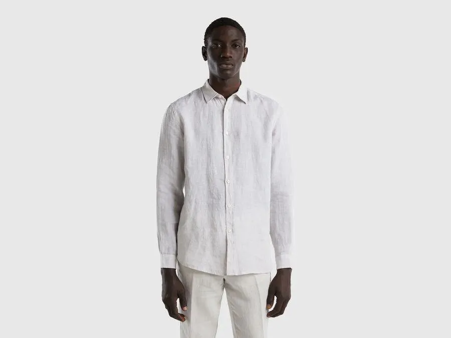 Camisa de puro lino