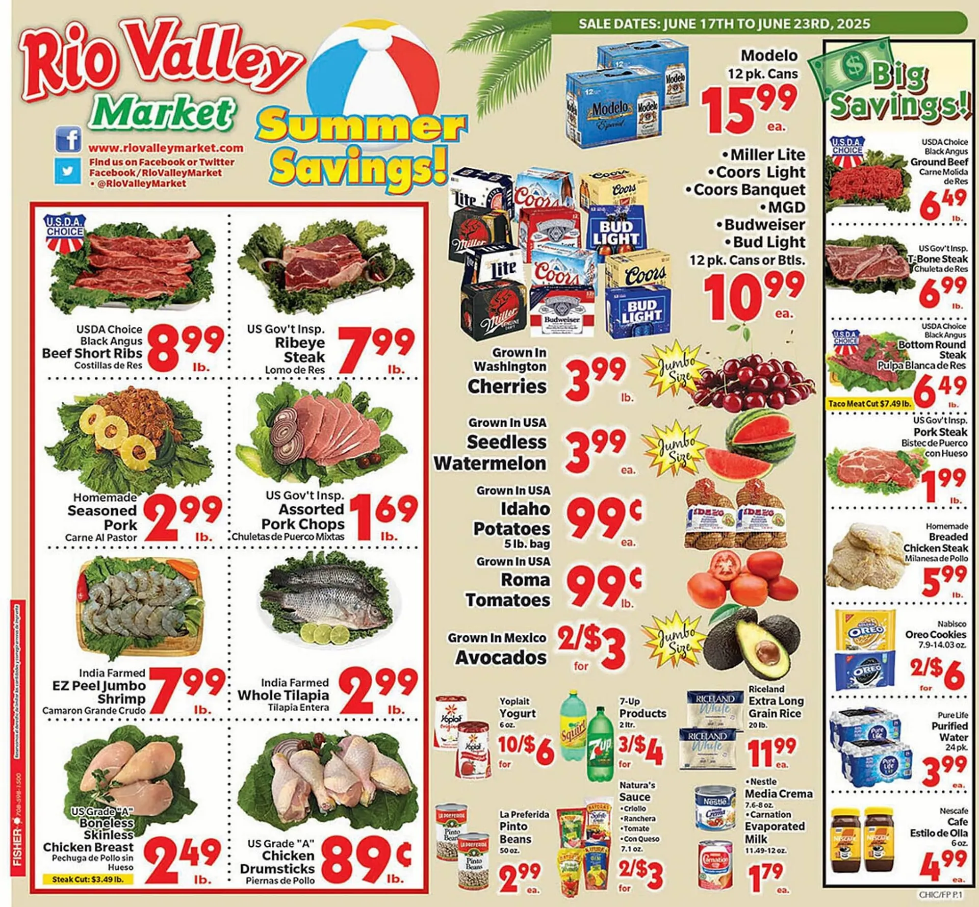 Rio Valley Market Weekly Ad - 1