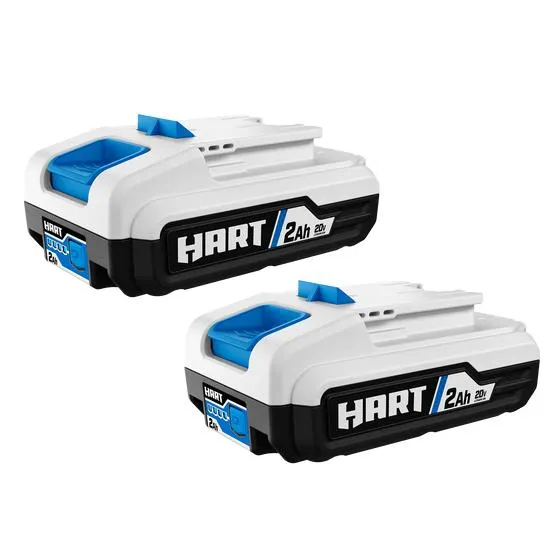 Batería de iones de litio de 2.0 Ah y 20 V, paquete de 2 unidades