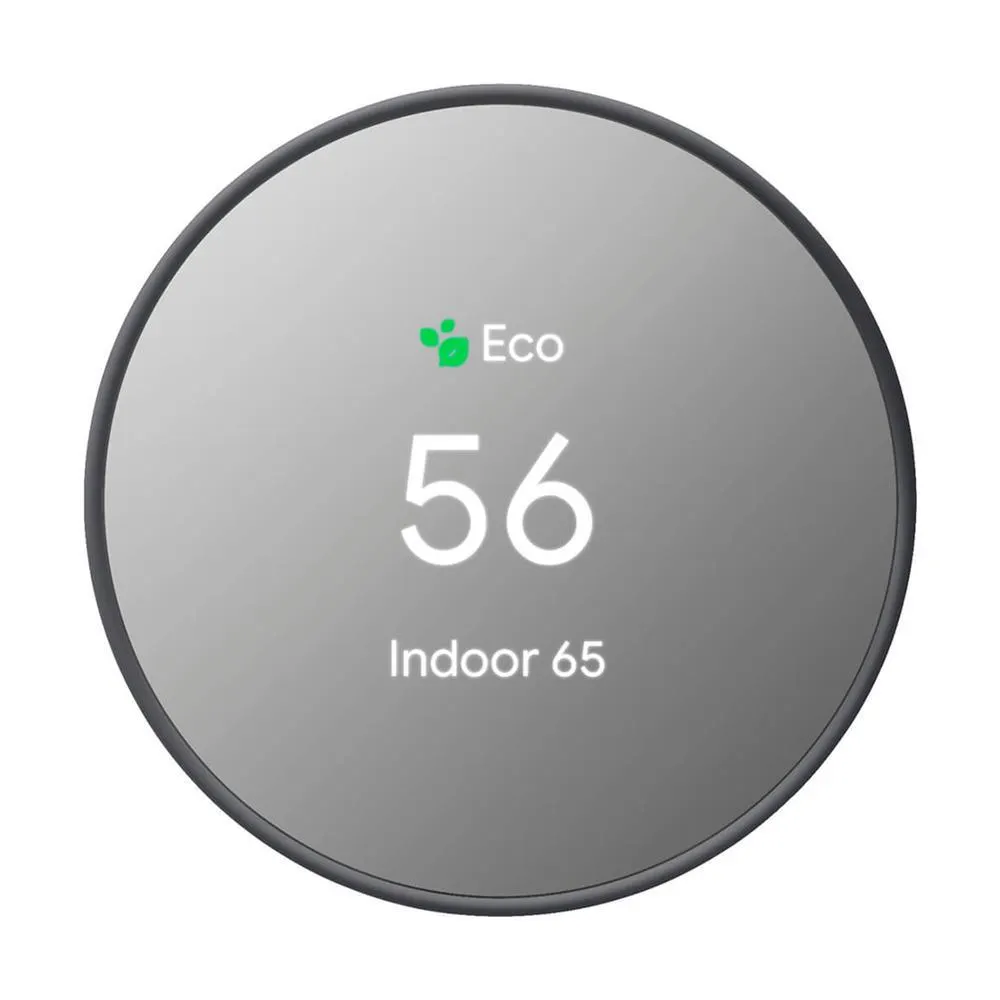GOOGLE GA02081-US Nest Smart Programmable Wifi Thermostat - Charcoal