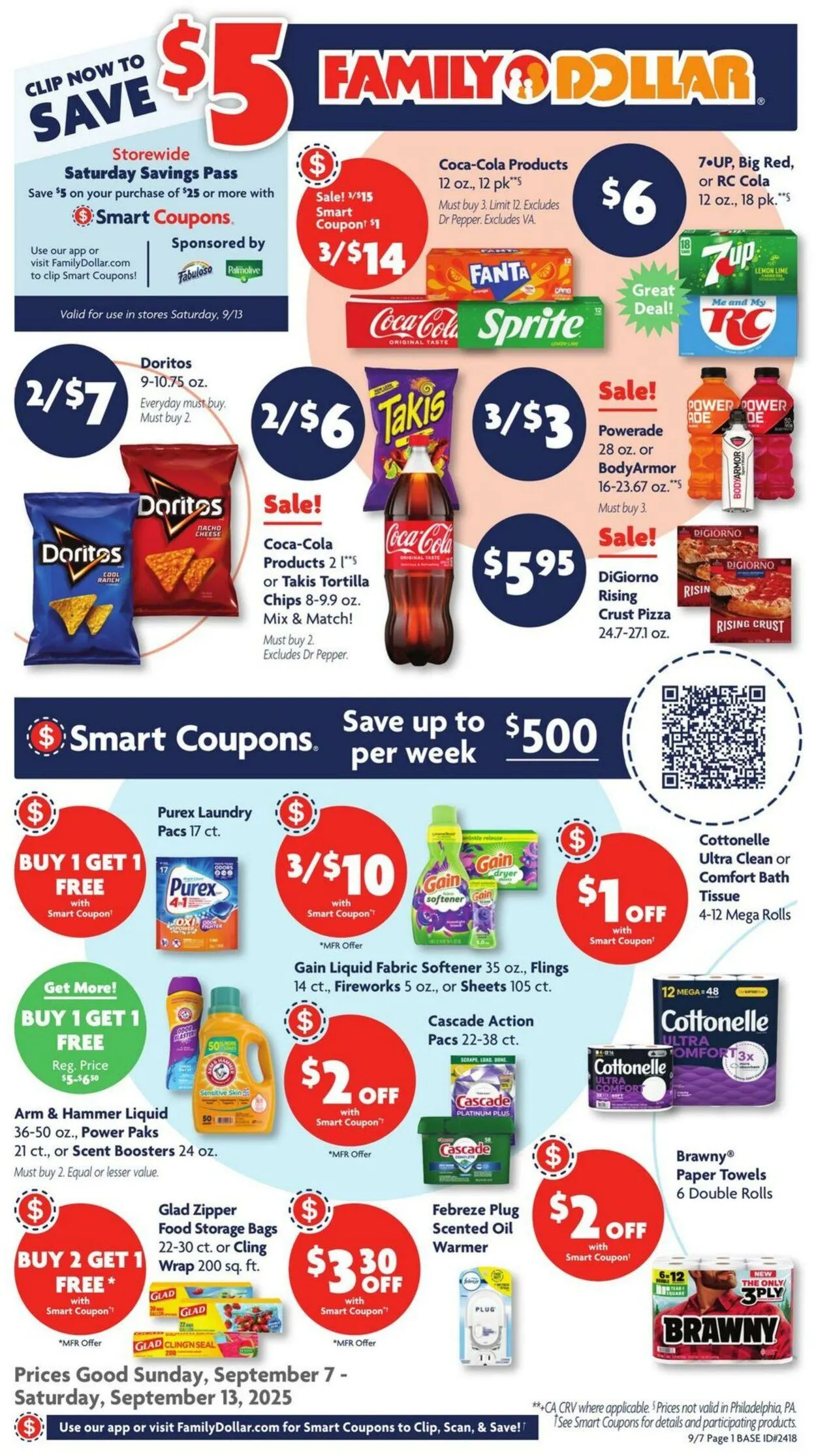 Weekly ad Family Dollar Current weekly ad from September 7 to September 13 2025 - Page 1
