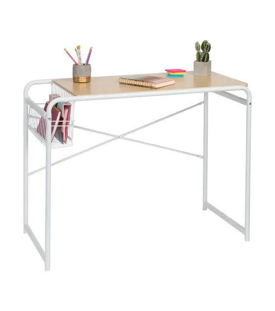 Honey Can Do Home Office Computer Desk With Basket