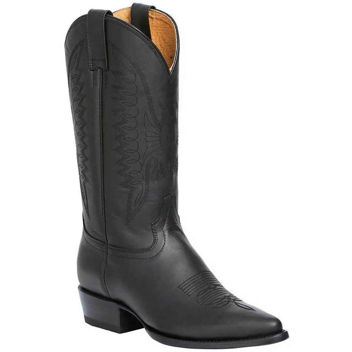 Botas Vaqueras de Cuero Original Grasso Horma Puntal JB-900G