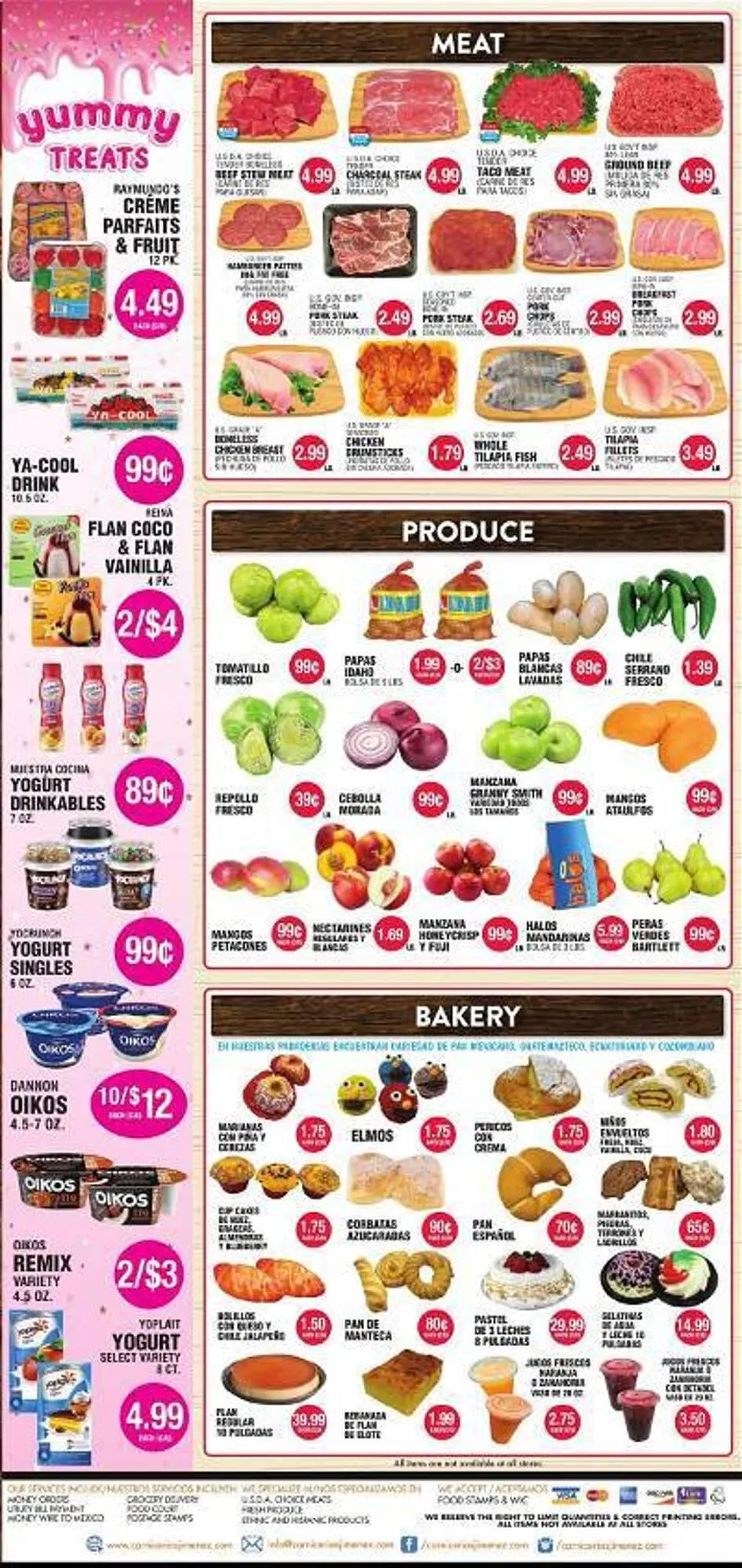 Catálogo de Carnicerias Jimenez Weekly Ad 19 de junio al 25 de junio 2024 - Página 3