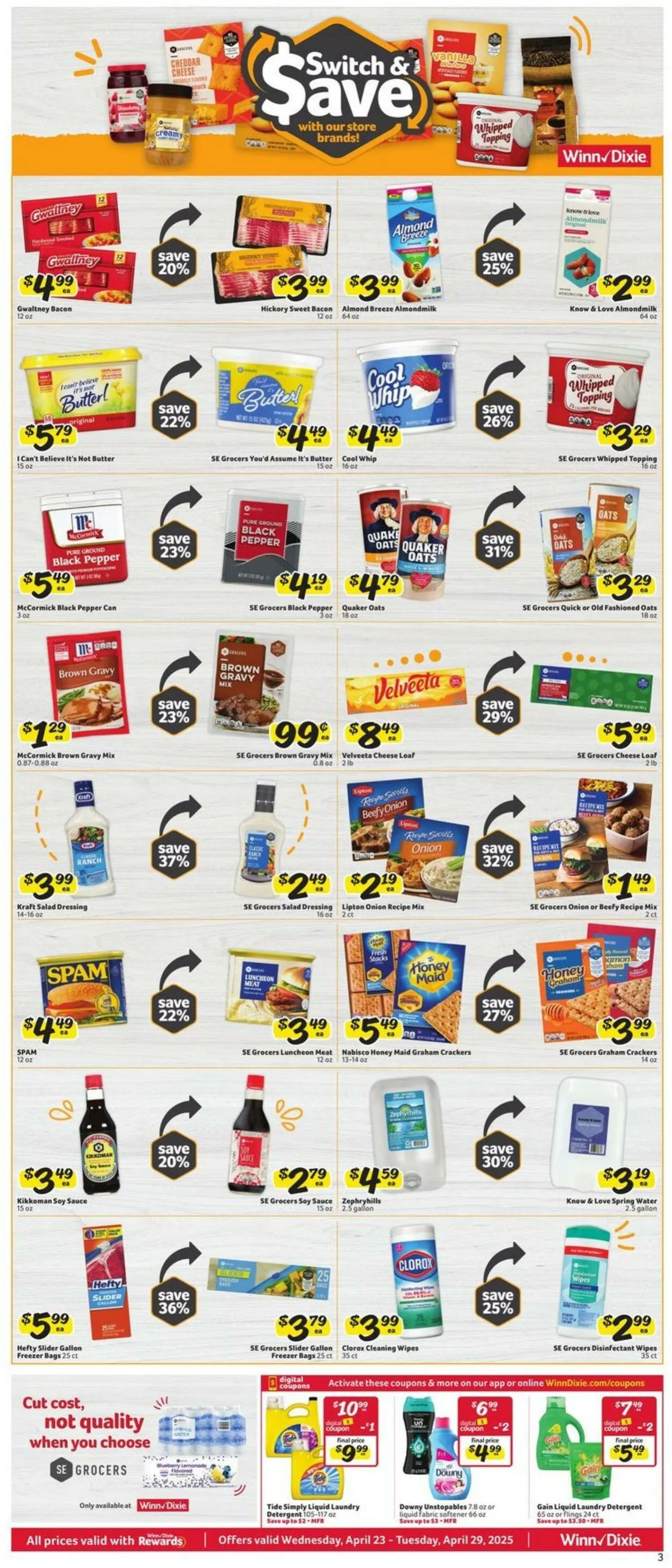 Catálogo de Winn Dixie Current weekly ad 23 de abril al 29 de abril 2025 - Página 3