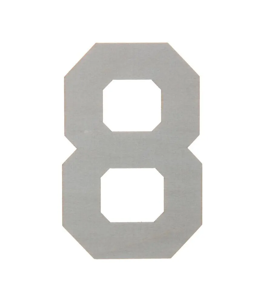 4" Wood Varsity Letters & Numbers by Park Lane