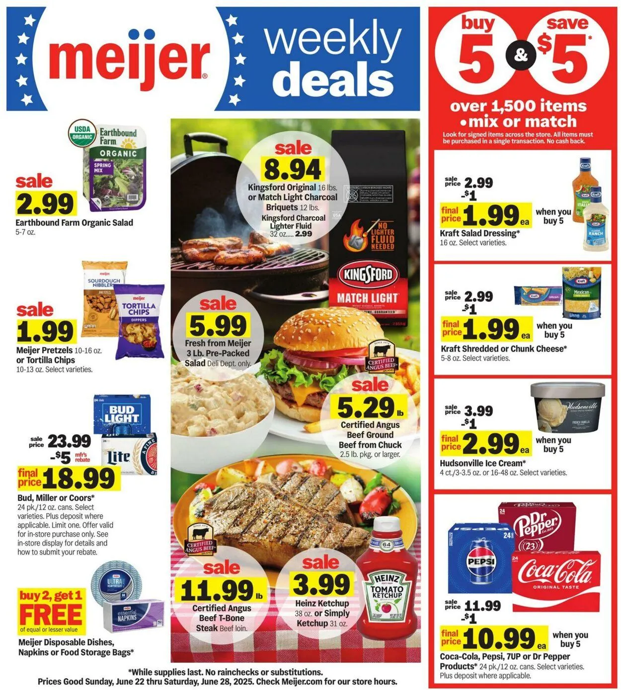 Catálogo de Meijer Current weekly ad 22 de junio al 28 de junio 2025 - Página 1