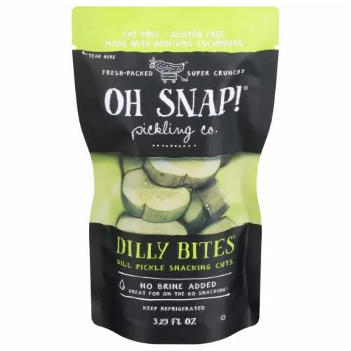Oh Snap!® Dilly Bites Dill Pickle Snacking Cuts
