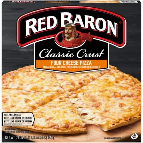 Red Baron Four Cheese Classic Crust Frozen Pizza