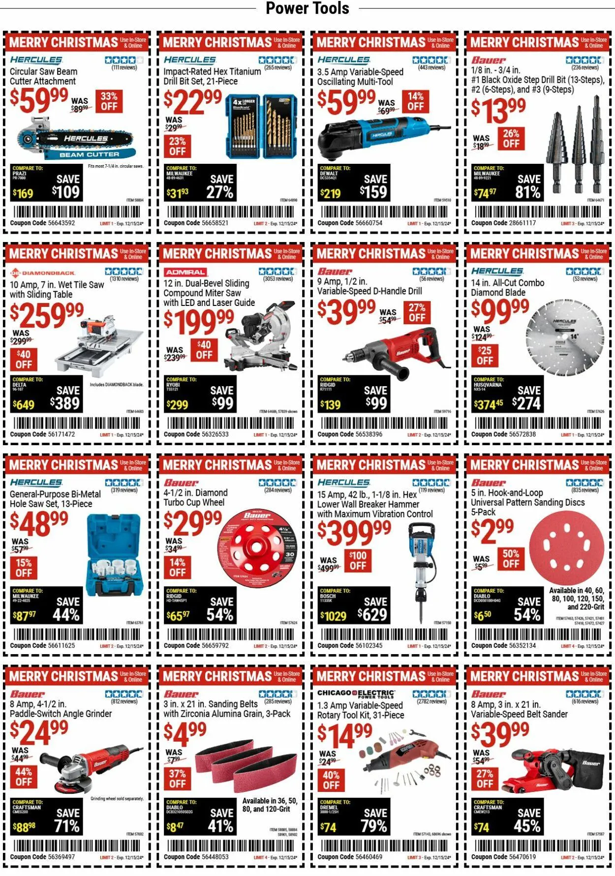 Catálogo de Harbor Freight Current weekly ad 9 de diciembre al 18 de diciembre 2024 - Página 9