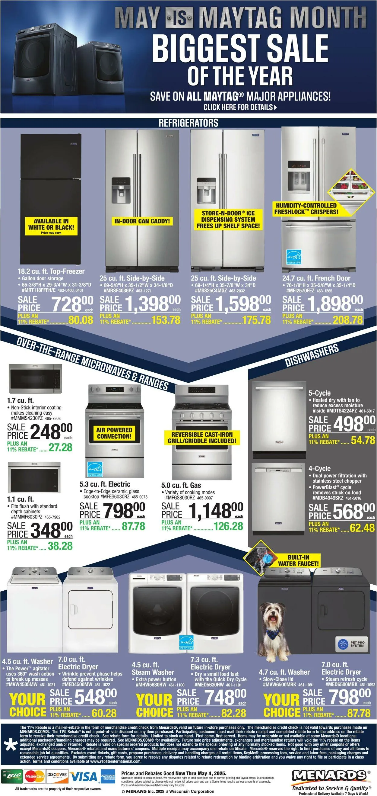 Catálogo de Menards Current weekly ad 23 de abril al 4 de mayo 2025 - Página 1