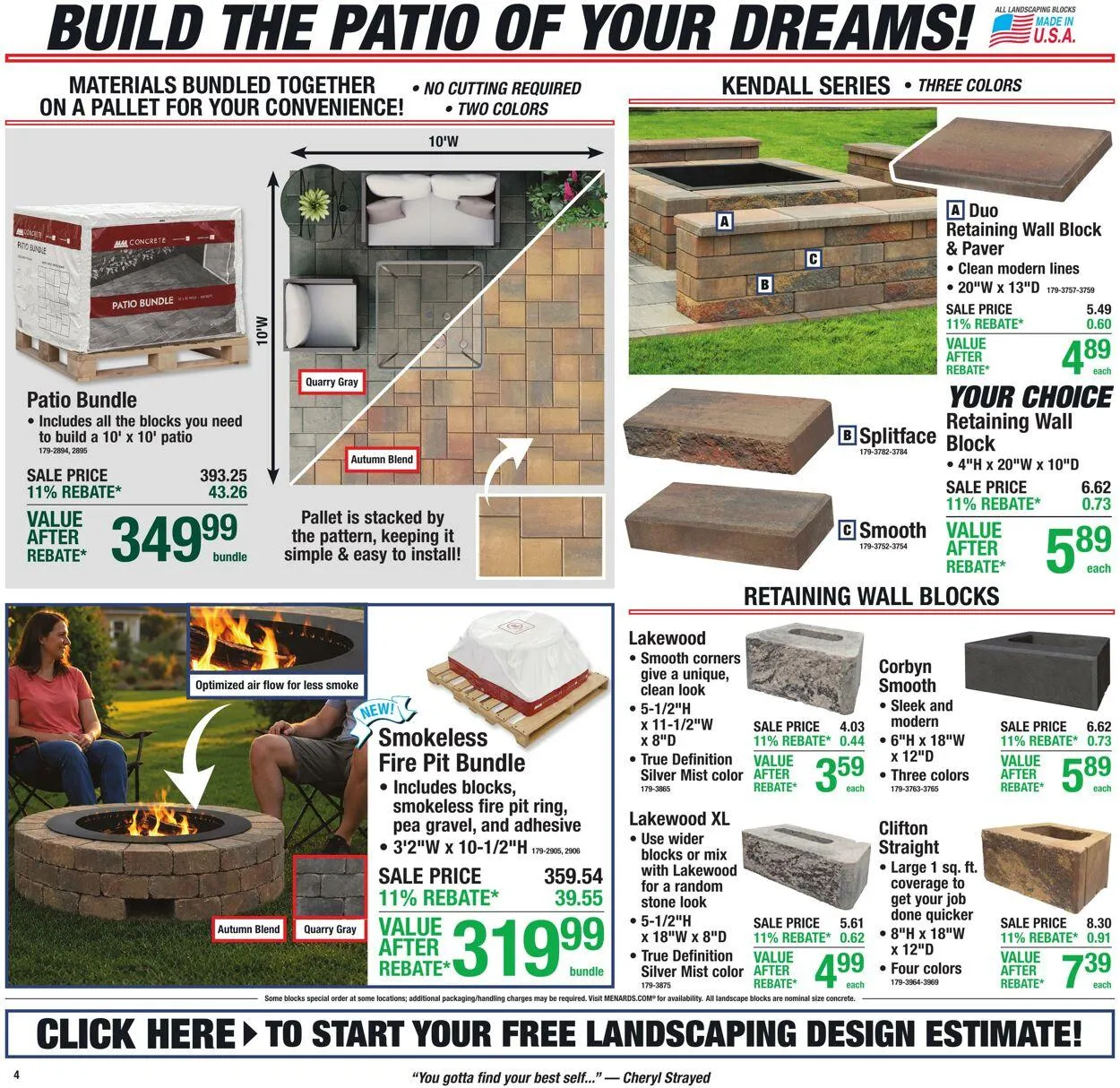 Catálogo de Menards Current weekly ad 26 de agosto al 7 de septiembre 2026 - Página 1