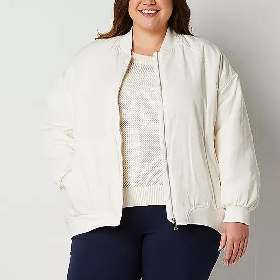 Stylus Heavyweight Bomber Jacket Plus
