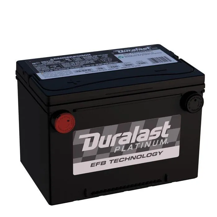 Duralast Platinum Group Size 78 EFB Battery 78-EFB