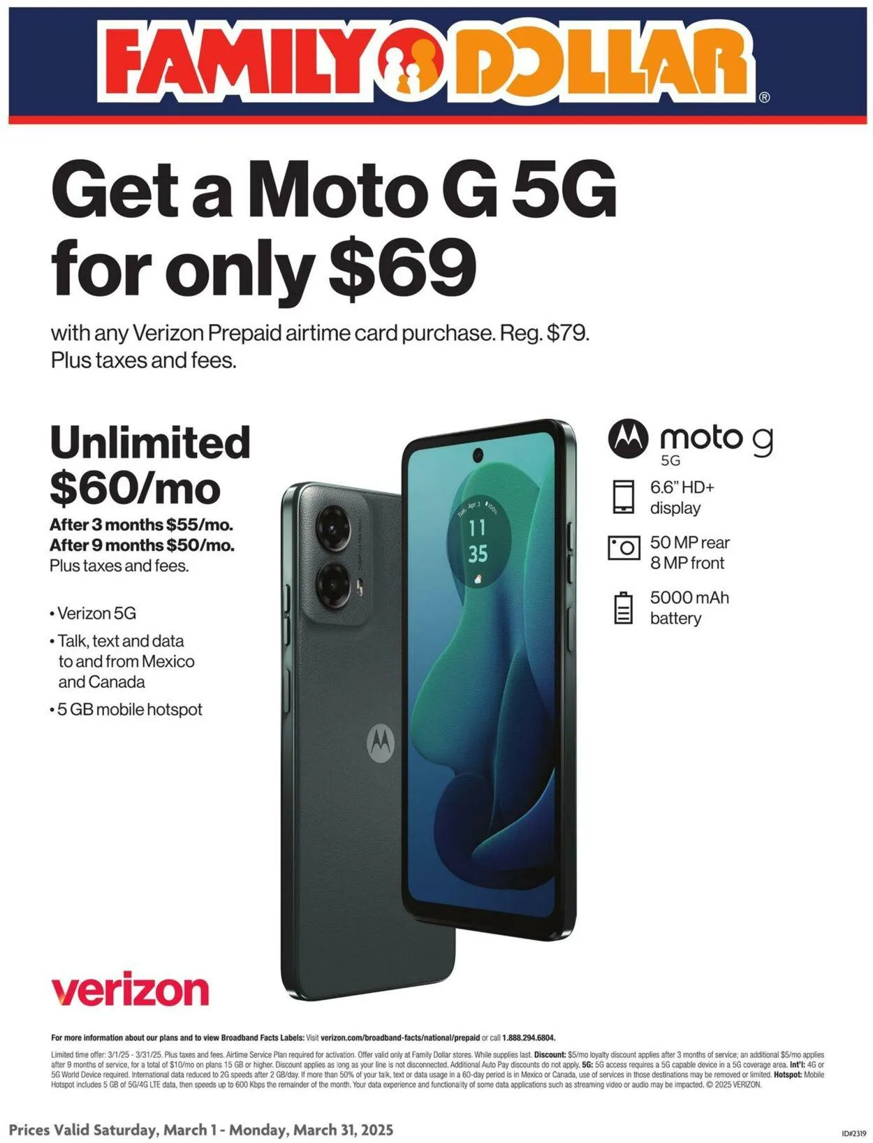 Catálogo de Family Dollar Current weekly ad 1 de marzo al 31 de marzo 2025 - Página 1