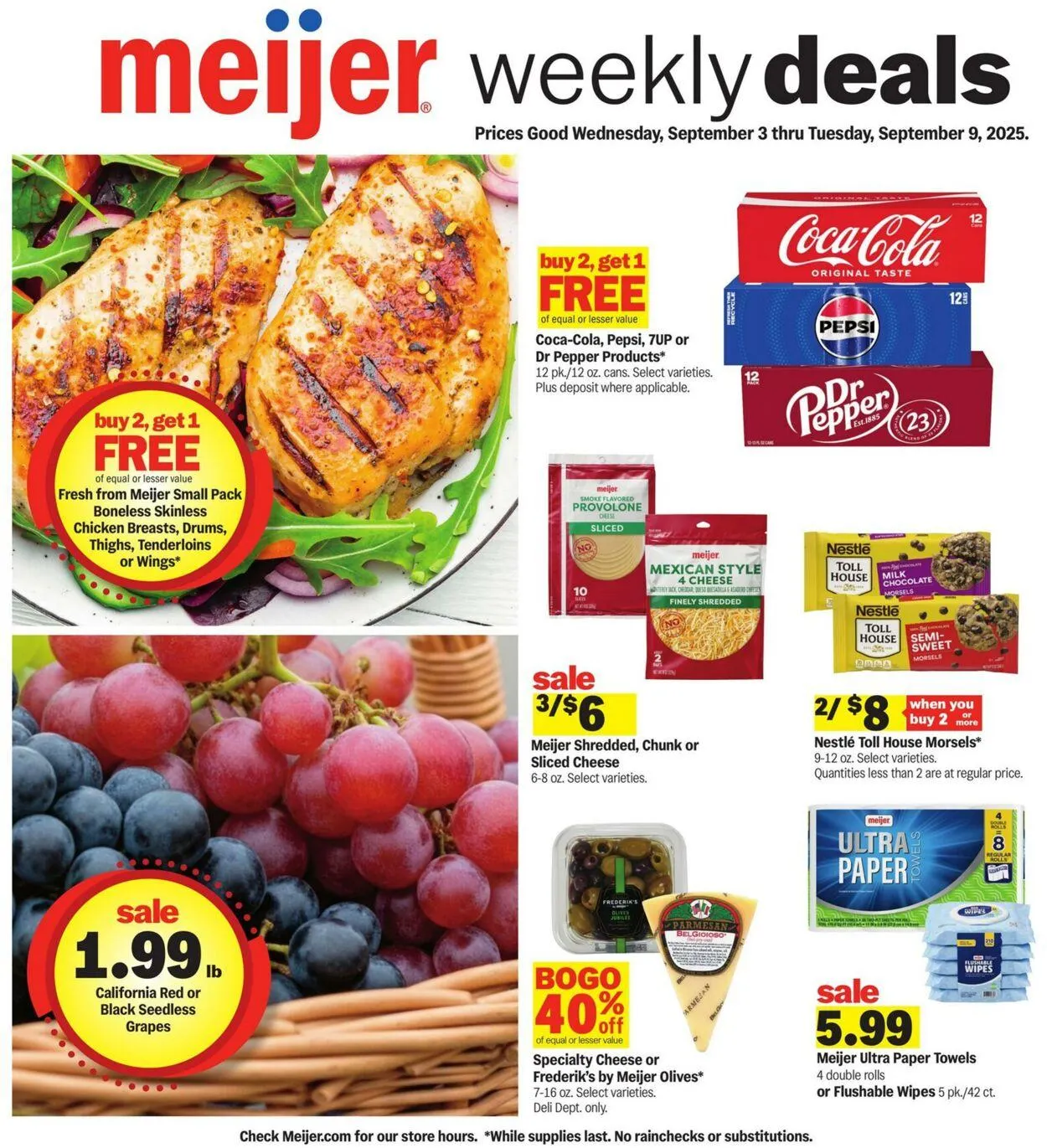 Catálogo de Meijer Current weekly ad 3 de septiembre al 9 de septiembre 2025 - Página 1
