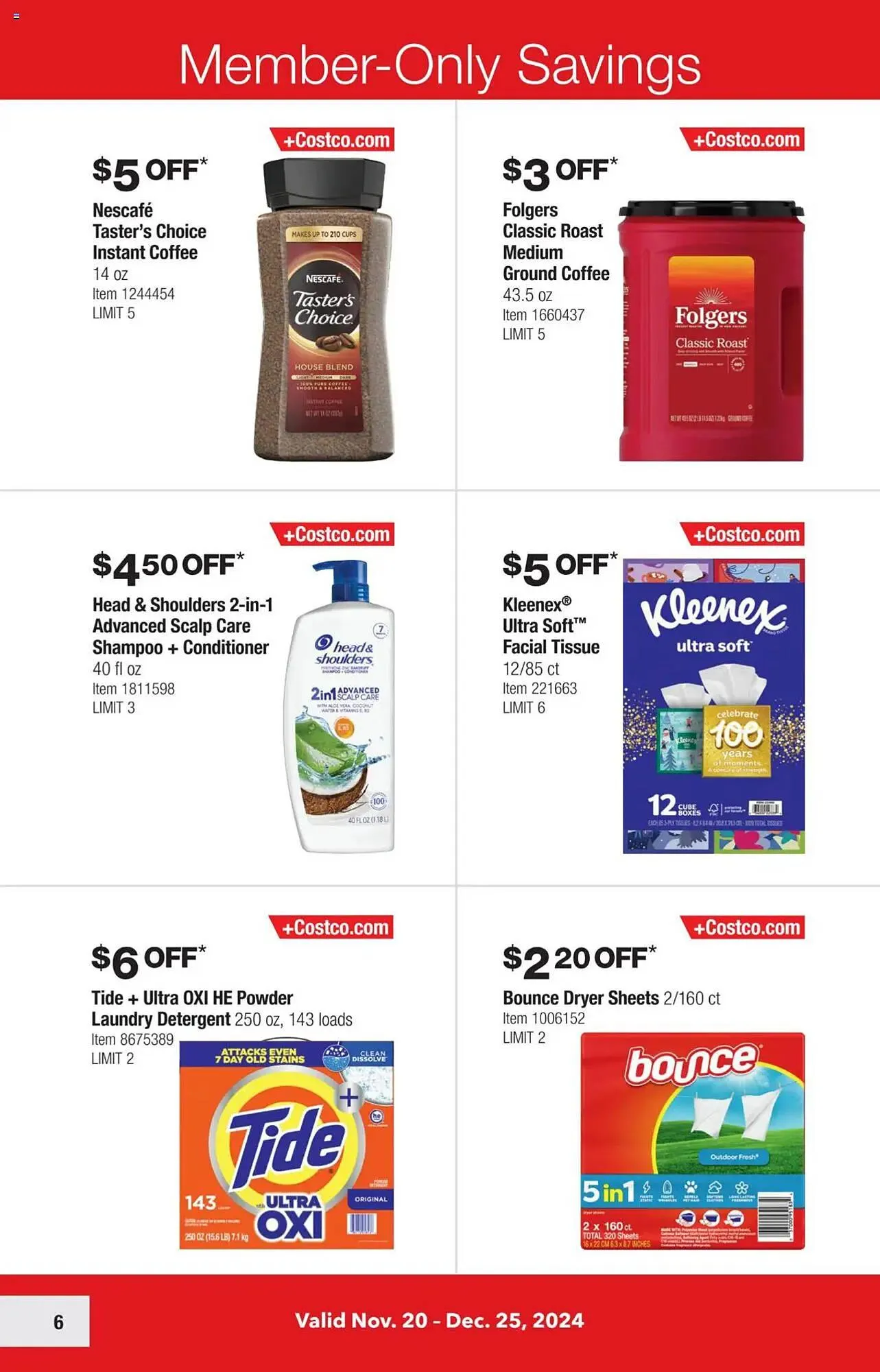 Weekly ad Costco Weekly Ad from November 20 to December 25 2024 - Page 6