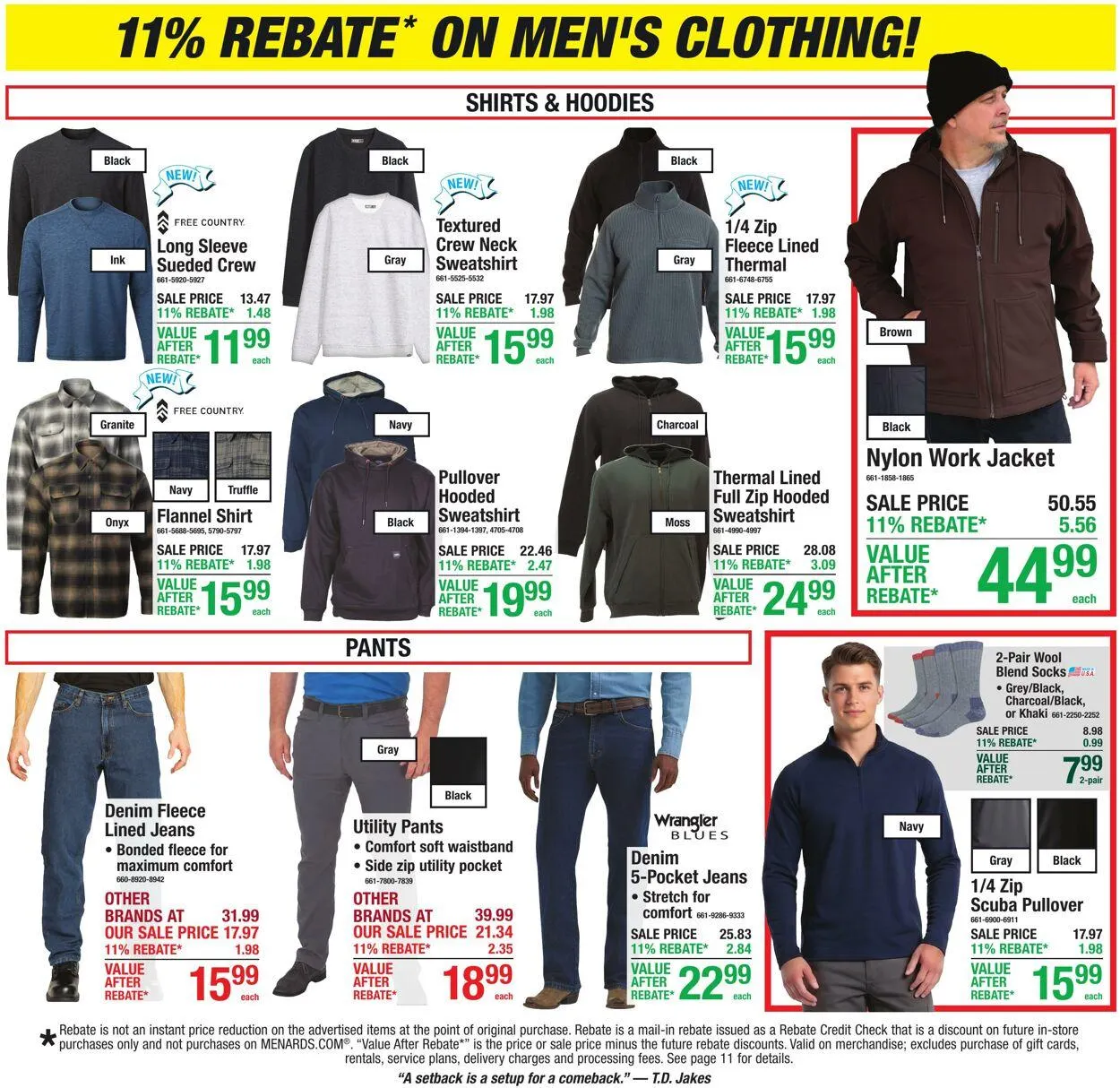 Catálogo de Menards Current weekly ad 21 de octubre al 1 de noviembre 2026 - Página 1
