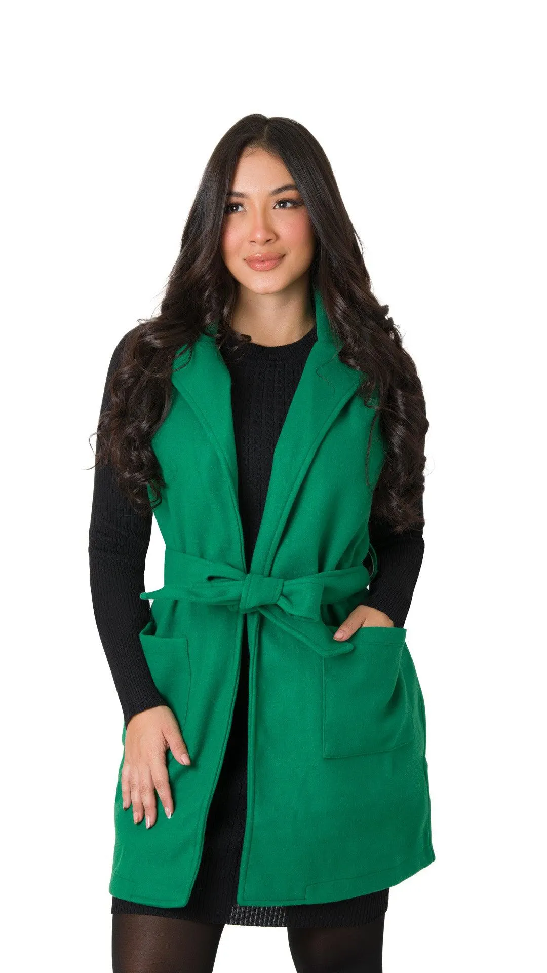 Cardigan sin mangas 4B6003CG