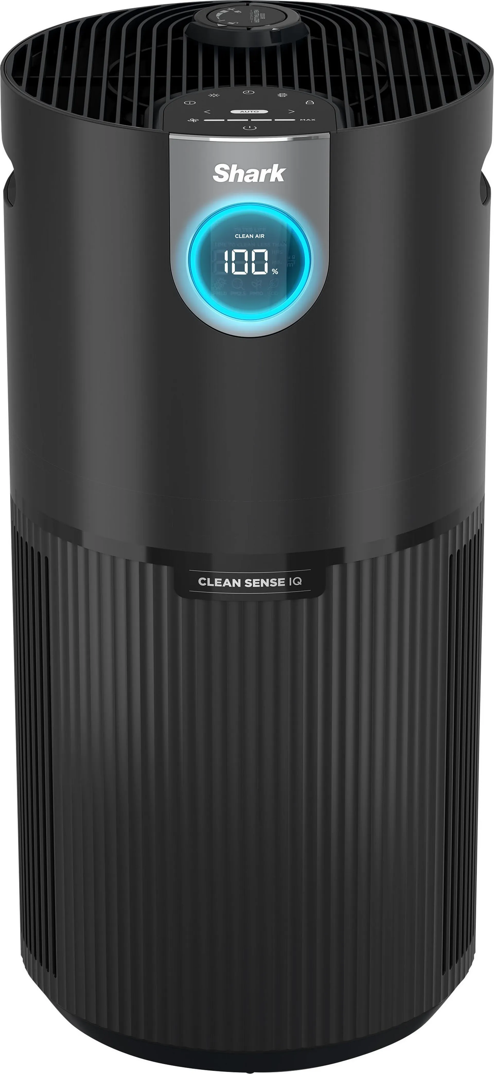 Shark - Purificador de aire Clean Sense MAX con tecnología neutralizadora de olores, 1200 pies cuadrados. pies, filtro HEPA - Negro