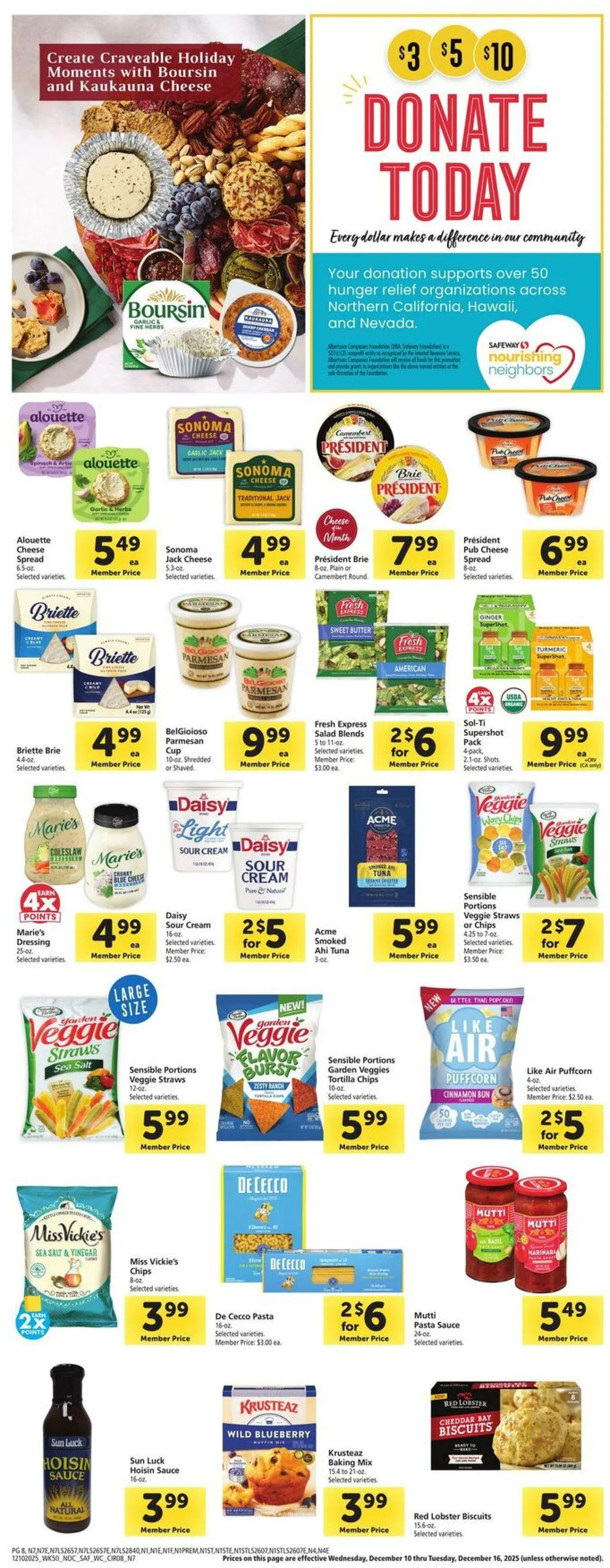 Weekly ad Safeway Current weekly ad from December 10 to December 16 2025 - Page 8