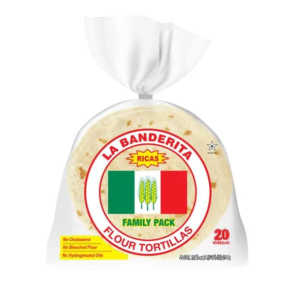 La Banderita Family Pack Flour Tortillas, 22.5 oz, 20 Count