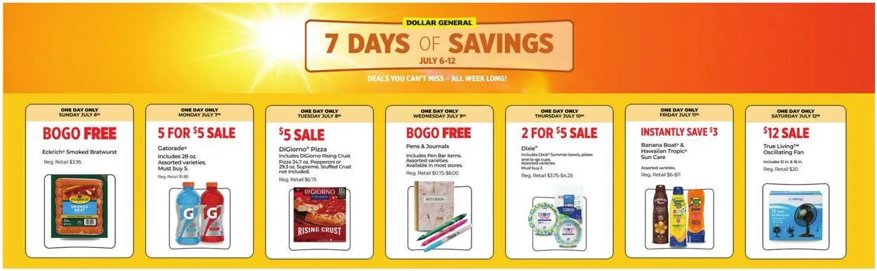 Catálogo de Dollar General Current weekly ad 6 de julio al 12 de julio 2025 - Página 7