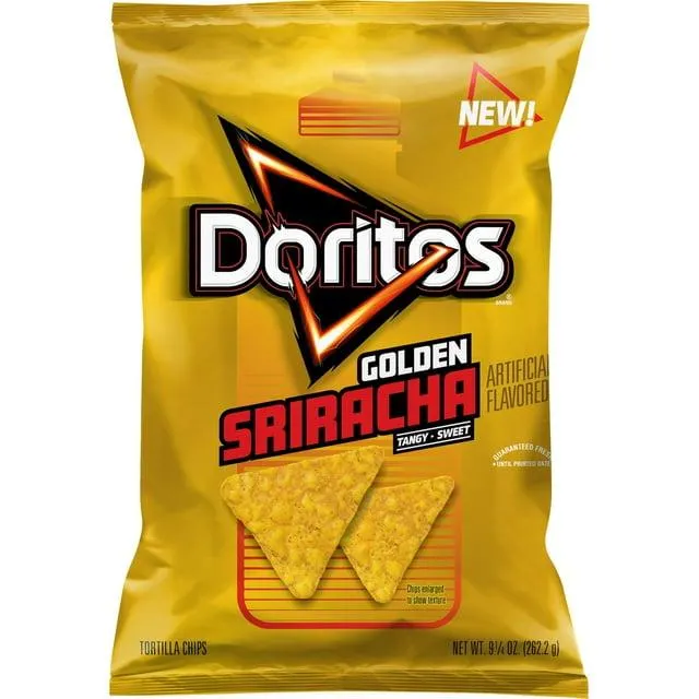 DORITOS TANGY GOLDEN SRIRACHA 9.25OZ