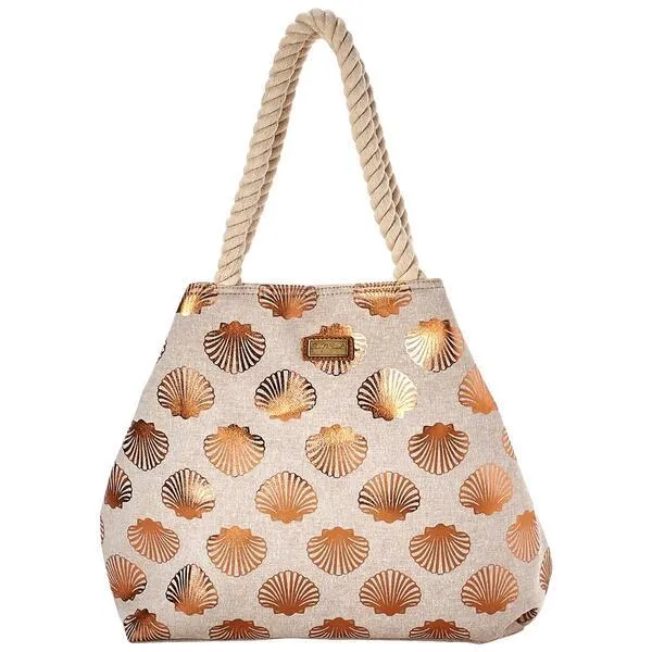 Sun ’N’ Sand Joe Gold Shells Tote