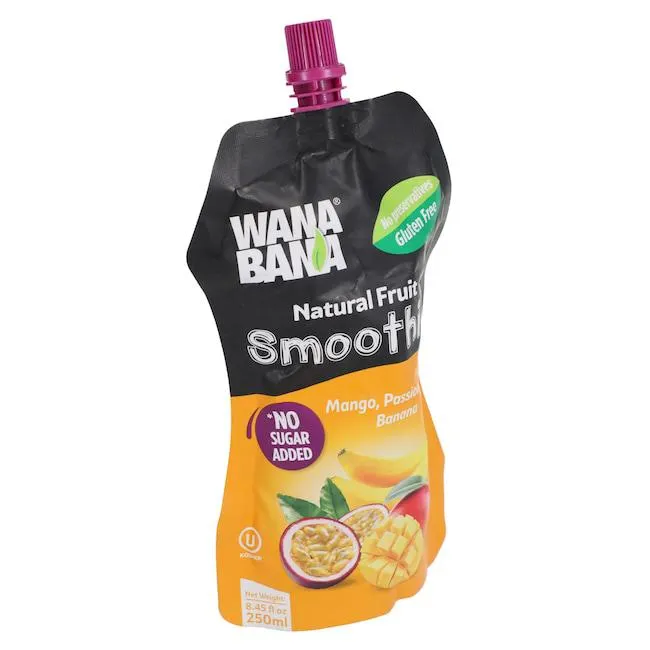 Wanabana Natural Fruit Smoothie, 8.45 oz.