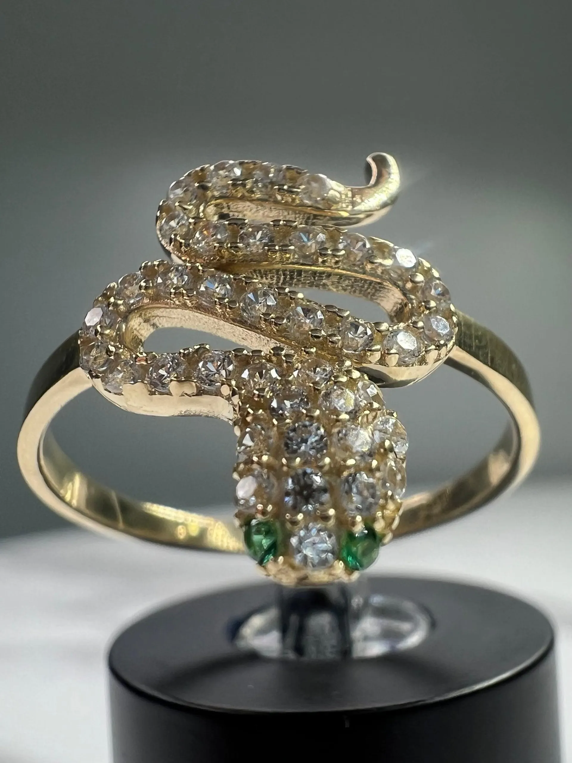 14K Snake Ring