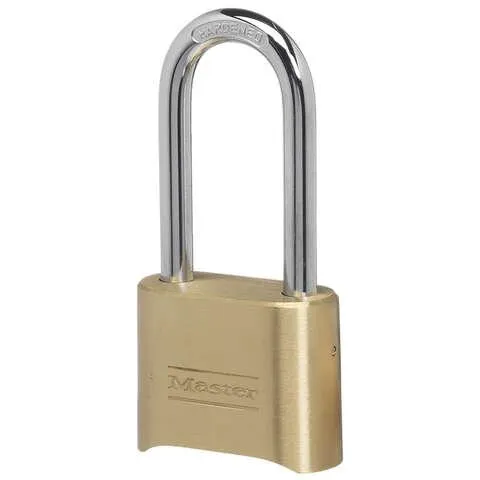 Master Lock 175DLH 4-1/8 in. H X 2 in. W Steel Resettable Combination Padlock