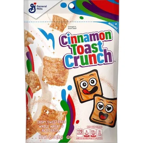 Cinnamon Toast Crunch Cereal, 3.5 oz.