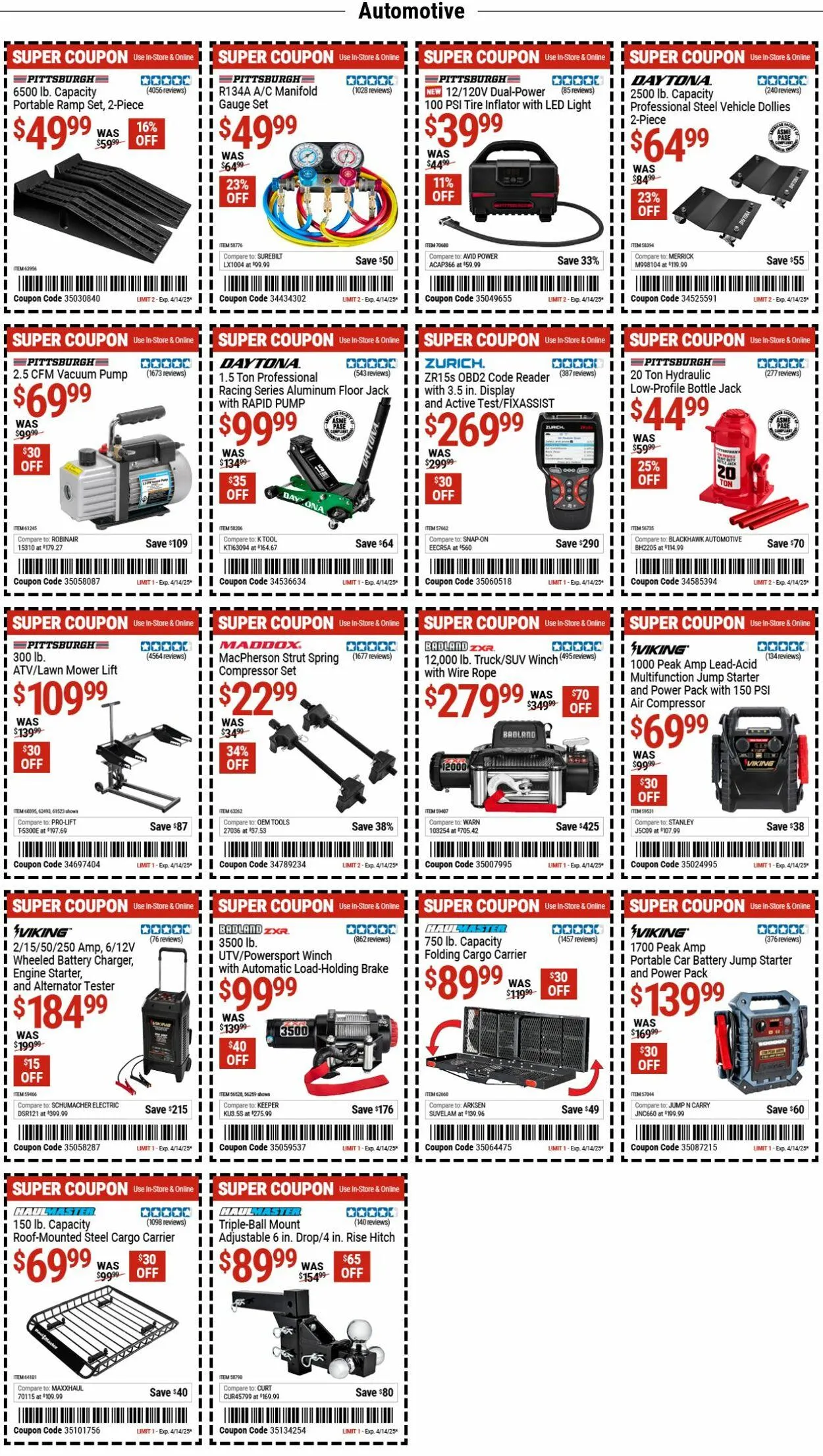 Catálogo de Harbor Freight Current weekly ad 14 de abril al 23 de abril 2025 - Página 3