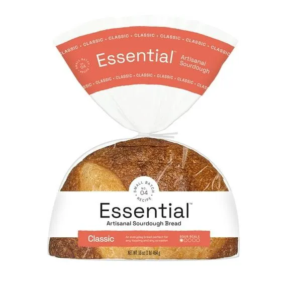 Essential Classic Sliced Sourdough Bread, Non-GMO, 16 oz