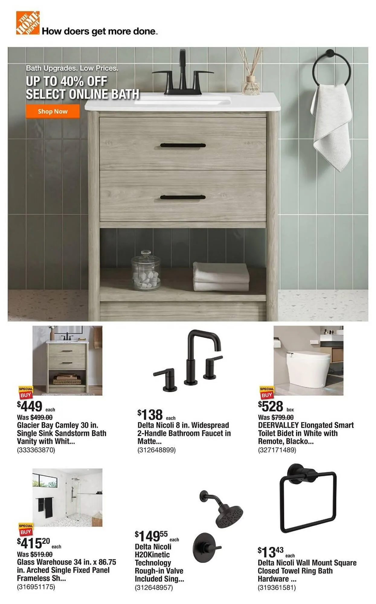 Weekly ad The Home Depot Weekly Ad from July 17 to July 24 2025 - Page 1