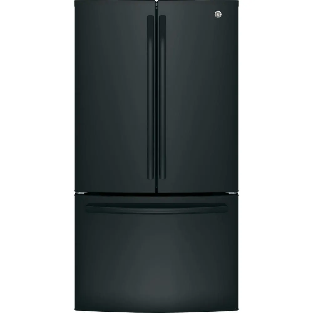GE Appliances GNE27JGMBB 27 cu. ft. French Door Refrigerator - Black