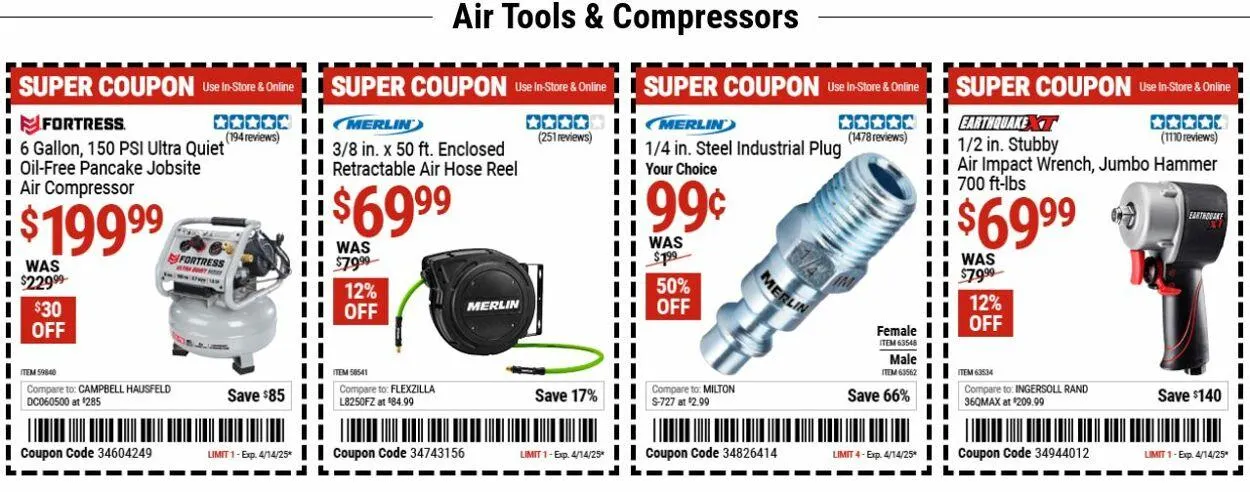 Catálogo de Harbor Freight Current weekly ad 14 de abril al 23 de abril 2025 - Página 2