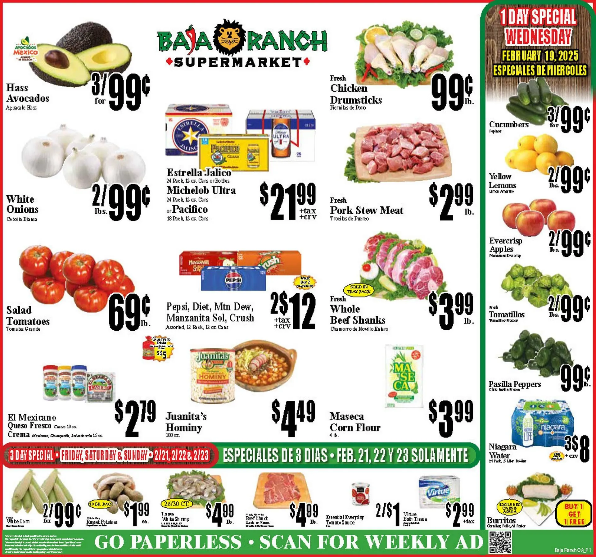 Baja Ranch Weekly Ad - 1