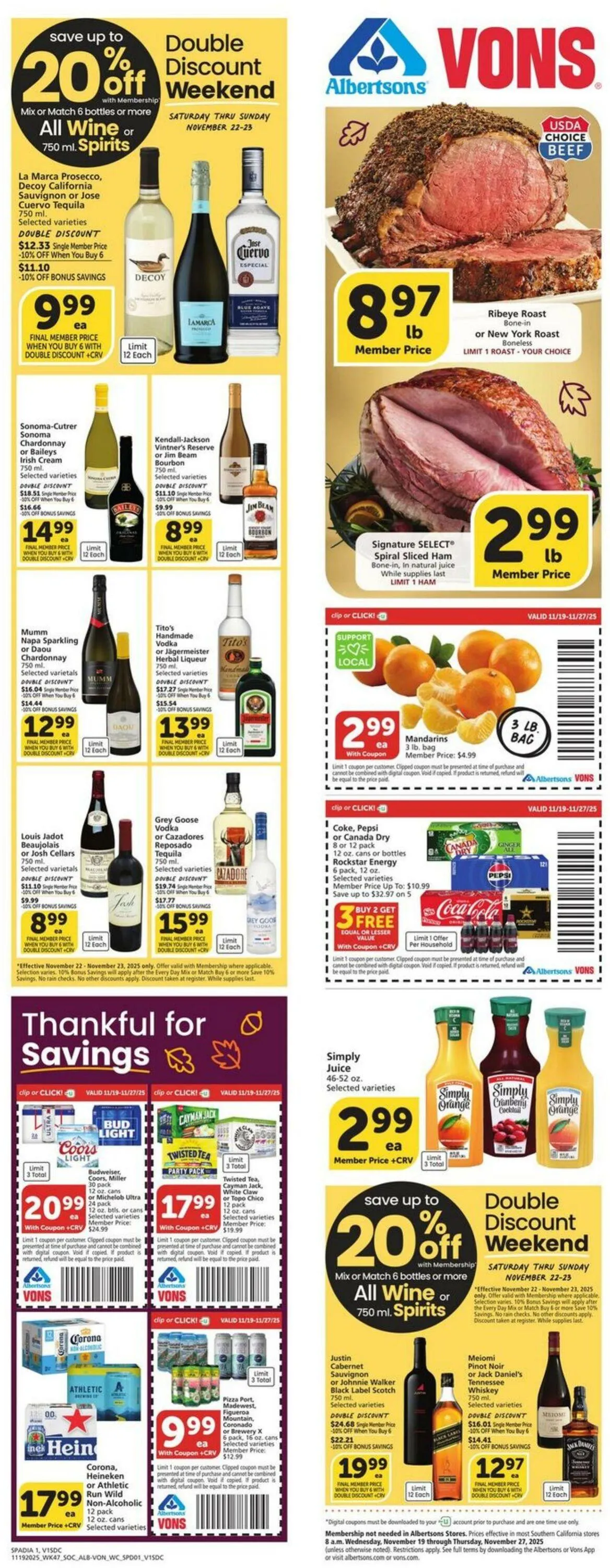 Vons Current weekly ad - 1