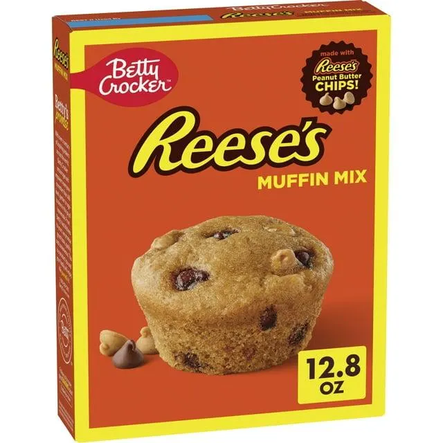 Betty Crocker REESE'S Peanut Butter Muffin Mix, With REESE’S Peanut Butter Chips, 12.8 oz